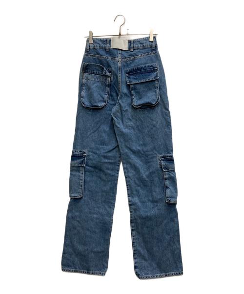 CERUNCCI（チェルヌッチ）CERUNCCI (チェルヌッチ) Multi Cargo Pocket Jeans インディゴ サイズ:6の古着・服飾アイテム