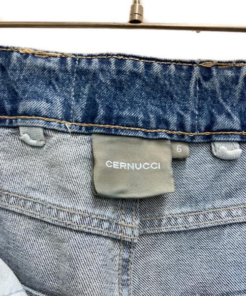 CERUNCCI（チェルヌッチ）CERUNCCI (チェルヌッチ) Multi Cargo Pocket Jeans インディゴ サイズ:6の古着・服飾アイテム