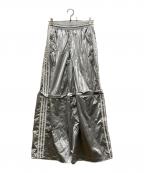 adidasアディダス）の古着「Teamgeist オーバーサイズ トラックパンツ」｜シルバー