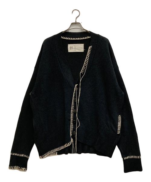 OUAT（オーユーエーティー）OUAT (オーユーエーティー) OFFICE CARDIGAN ブラック サイズ:3の古着・服飾アイテム