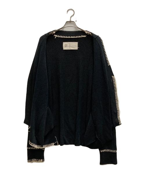 OUAT（オーユーエーティー）OUAT (オーユーエーティー) OFFICE CARDIGAN ブラック サイズ:3の古着・服飾アイテム