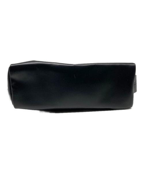 UN3D.（アンスリード）UN3D. (アンスリード) IRREGULAR TRIANGLE LEATHER BAG ブラックの古着・服飾アイテム