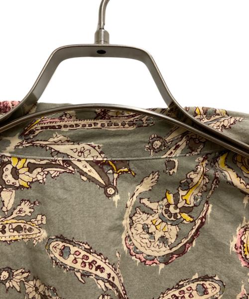 宝島染工（タカラジマセンコウ）宝島染工 (タカラジマセンコウ) ペイズリー柄コットンシャツ ベージュ サイズ:Freeの古着・服飾アイテム