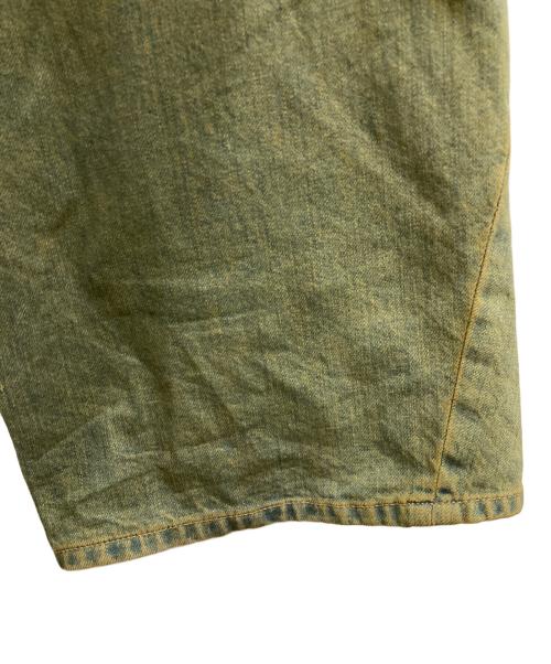 jieda（ジエダ）Jieda (ジエダ) DRAPE OVER DENIM PANTS ネイビー サイズ:2の古着・服飾アイテム