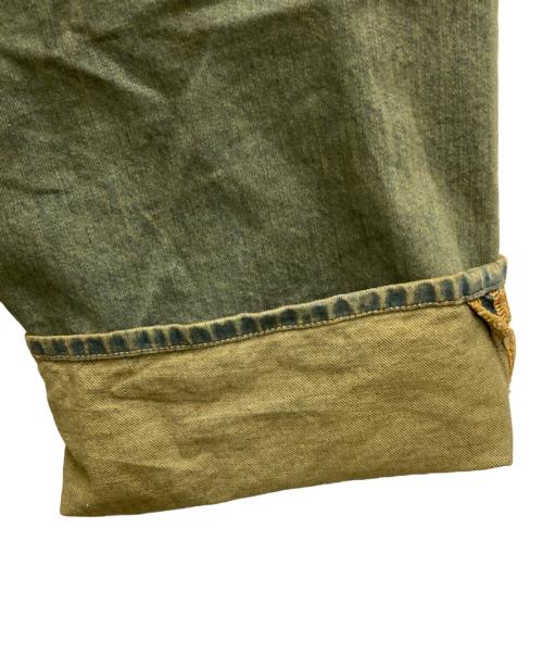 jieda（ジエダ）Jieda (ジエダ) DRAPE OVER DENIM PANTS ネイビー サイズ:2の古着・服飾アイテム