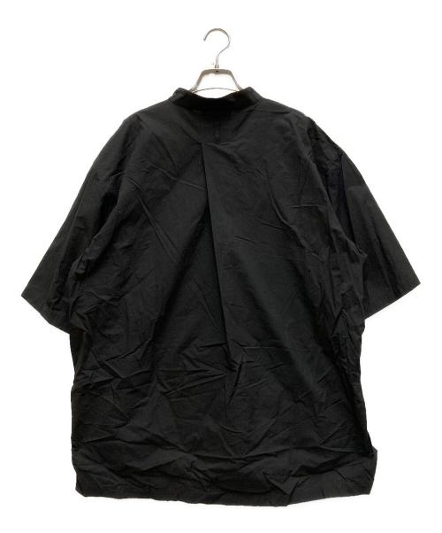 SOWBOW（ソウボウ）SOWBOW (ソウボウ) FRONT TUCK PULLOVER SHIRTS ブラック サイズ:3の古着・服飾アイテム