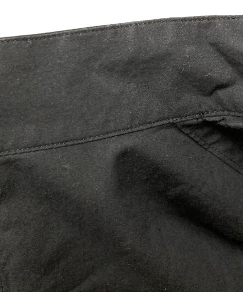 SOWBOW（ソウボウ）SOWBOW (ソウボウ) FRONT TUCK PULLOVER SHIRTS ブラック サイズ:3の古着・服飾アイテム
