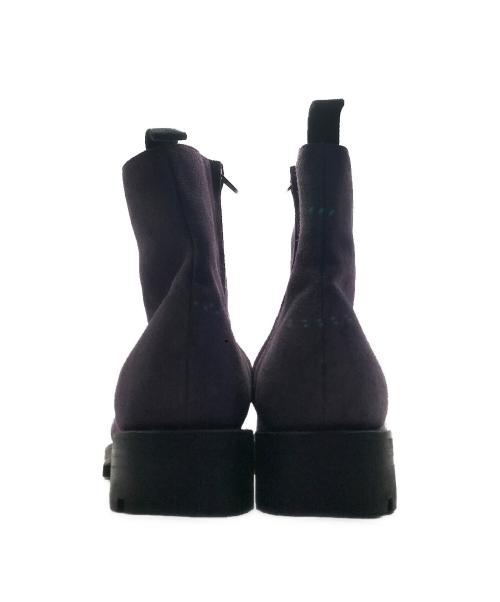 JOHN LAWRENCE SULLIVAN（ジョン ローレンス サリバン）JOHN LAWRENCE SULLIVAN (ジョン ローレンス サリバン) スウェードブーツ パープル サイズ:SIZE 不明(27.5~28cm相当)の古着・服飾アイテム