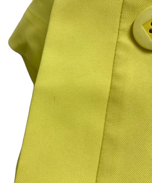 132 5. ISSEY MIYAKE（132 5. イッセイ ミヤケ）132 5. ISSEY MIYAKE (132 5. イッセイ ミヤケ) アシンメトリーボタンブラウス イエロー サイズ:3の古着・服飾アイテム