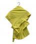 132 5. ISSEY MIYAKE (132 5. イッセイ ミヤケ) アシンメトリーボタンブラウス イエロー サイズ:3：10000円