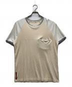 PRADA SPORTSプラダスポーツ）の古着「ラグランS/S TEE」｜ベージュ