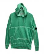 C.P COMPANYシーピーカンパニー）の古着「レンズオーバーダイフーディ」｜グリーン