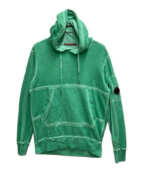 C.P COMPANY（シーピーカンパニー）C.P COMPANY (シーピーカンパニー) レンズオーバーダイフーディ グリーン サイズ:Mの古着・服飾アイテム