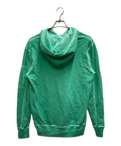 C.P COMPANY（シーピーカンパニー）C.P COMPANY (シーピーカンパニー) レンズオーバーダイフーディ グリーン サイズ:Mの古着・服飾アイテム