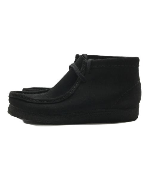 CLARKS（クラークス）CLARKS (クラークス) Wallabee Boot Black Suede ブラック サイズ:22.5cmの古着・服飾アイテム