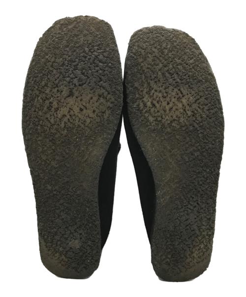 CLARKS（クラークス）CLARKS (クラークス) Wallabee Boot Black Suede ブラック サイズ:22.5cmの古着・服飾アイテム