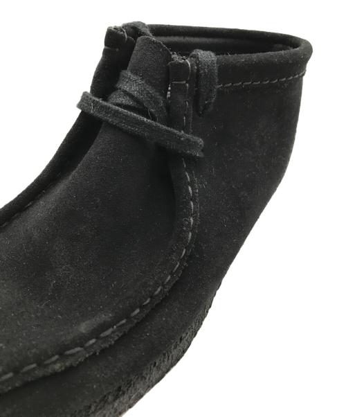 CLARKS（クラークス）CLARKS (クラークス) Wallabee Boot Black Suede ブラック サイズ:22.5cmの古着・服飾アイテム