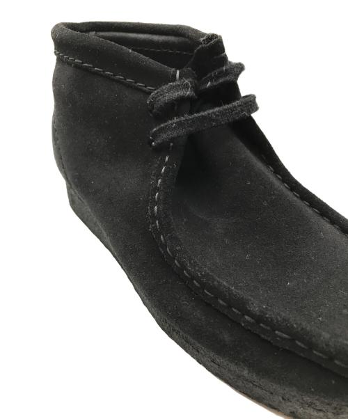 CLARKS（クラークス）CLARKS (クラークス) Wallabee Boot Black Suede ブラック サイズ:22.5cmの古着・服飾アイテム