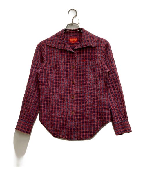 Vivienne Westwood RED LABEL（ヴィヴィアンウエストウッドレッドレーベル）Vivienne Westwood RED LABEL (ヴィヴィアンウエストウッドレッドレーベル) 長袖シャツ レッド サイズ:2の古着・服飾アイテム