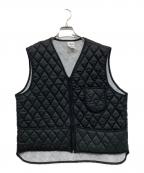 USEDユーズド）の古着「ダイヤキルティングベスト」｜ブラック
