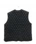 USED (ユーズド) ダイヤキルティングベスト ブラック サイズ:XL：5000円