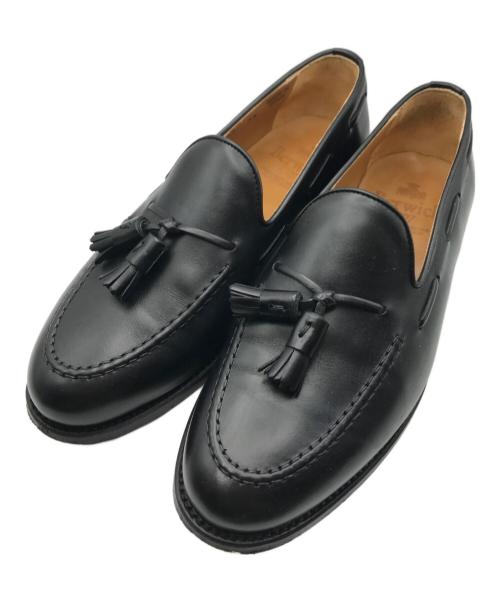 berwick（バーウィック）berwick (バーウィック) タッセルローファー ブラック サイズ:SIZE 5 1/2の古着・服飾アイテム