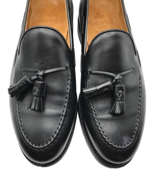 berwick（バーウィック）berwick (バーウィック) タッセルローファー ブラック サイズ:SIZE 5 1/2の古着・服飾アイテム