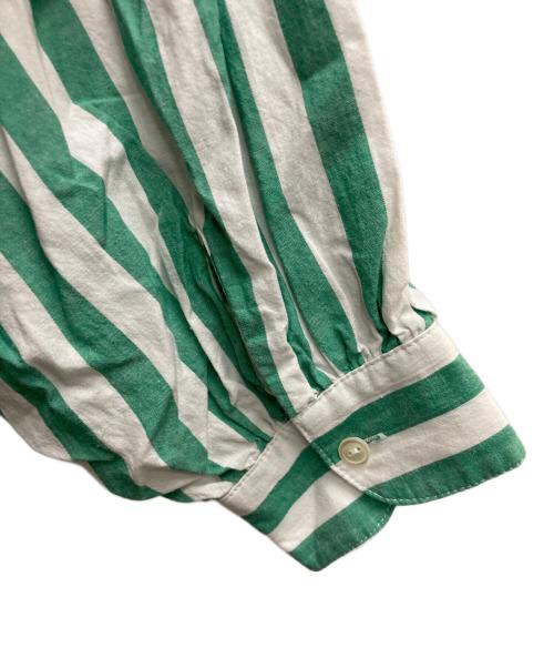 TEN（テン）TEN (テン) Ron Herman (ロンハーマン) コットンカフタンドレス グリーン×ホワイト サイズ:ｆreeの古着・服飾アイテム