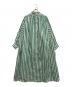 TEN（テン）の古着「コットンカフタンドレス」｜グリーン×ホワイト