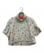 Vivienne Westwood RED LABELヴィヴィアンウエストウッドレッドレーベル）の古着「CLOWN エンブロイダリーポロシャツ」｜グレー