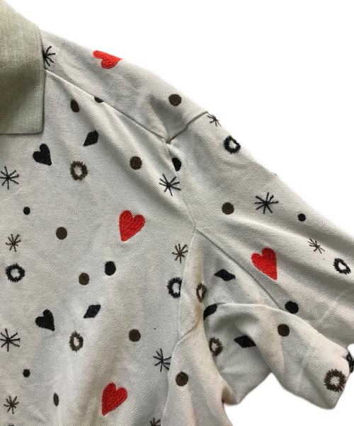 Vivienne Westwood RED LABEL（ヴィヴィアンウエストウッドレッドレーベル）Vivienne Westwood RED LABEL (ヴィヴィアンウエストウッドレッドレーベル) CLOWN エンブロイダリーポロシャツ グレー サイズ:00の古着・服飾アイテム