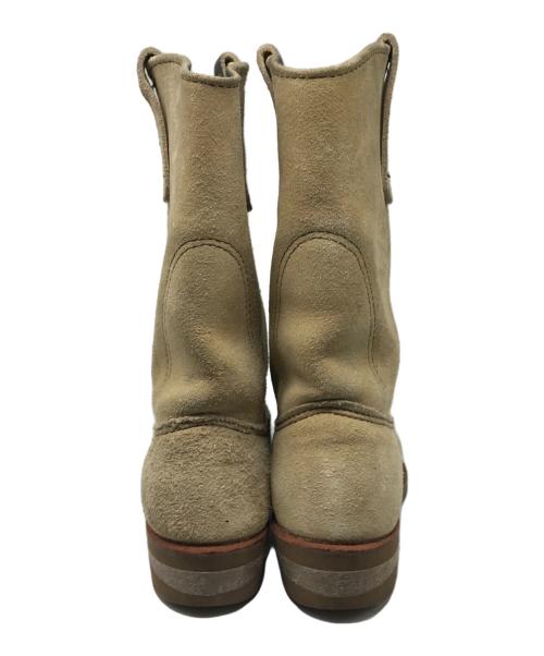 RED WING（レッドウィング）RED WING (レッドウィング) スエードペコスブーツ ベージュ サイズ:US 5の古着・服飾アイテム