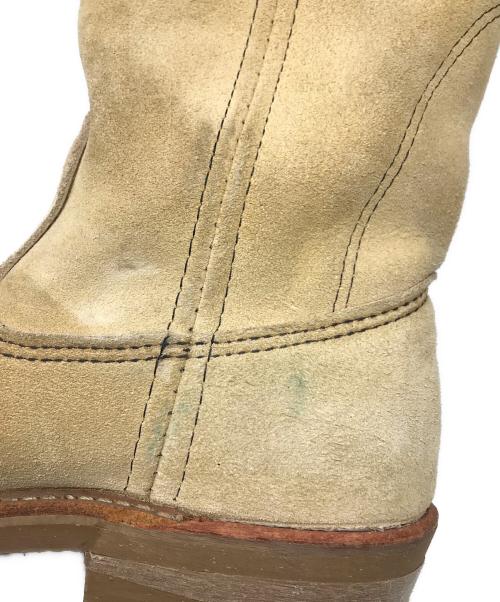 RED WING（レッドウィング）RED WING (レッドウィング) スエードペコスブーツ ベージュ サイズ:US 5の古着・服飾アイテム