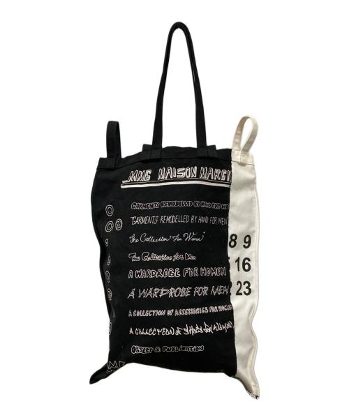 MM6 Maison Margiela（エムエムシックスメゾンマルジェラ）MM6 Maison Margiela (エムエムシックスメゾンマルジェラ) 3wayトートバッグ ブラック×ホワイトの古着・服飾アイテム