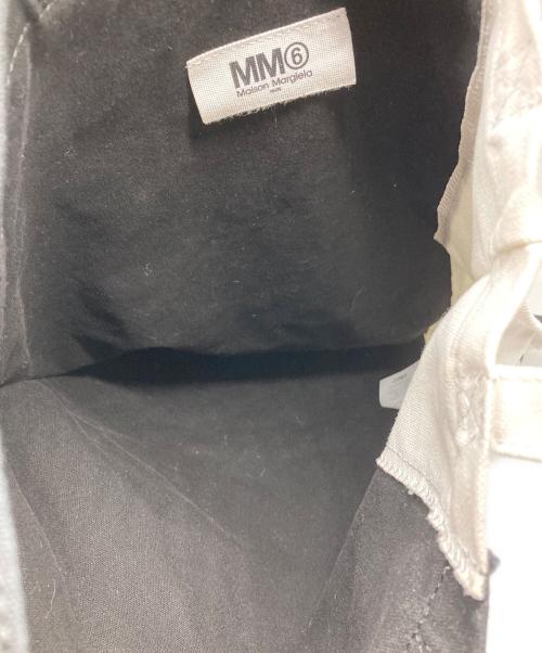 MM6 Maison Margiela（エムエムシックスメゾンマルジェラ）MM6 Maison Margiela (エムエムシックスメゾンマルジェラ) 3wayトートバッグ ブラック×ホワイトの古着・服飾アイテム