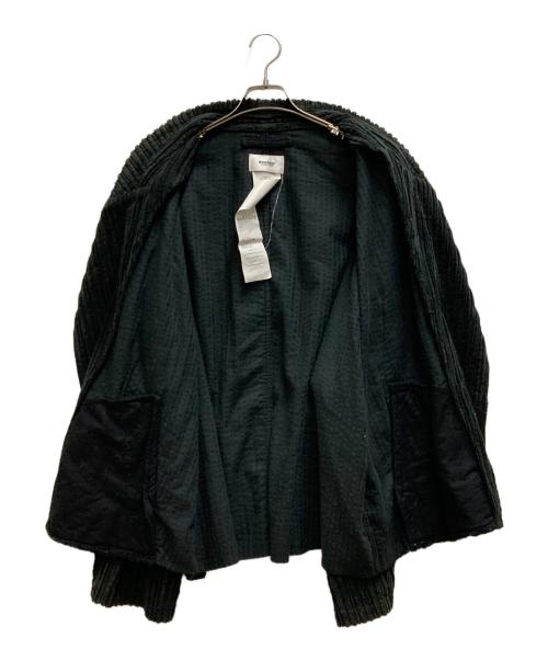 doublet（ダブレット）doublet (ダブレット) CORDUROY CUT-OFF JACKET ブラック サイズ:Ⅼの古着・服飾アイテム