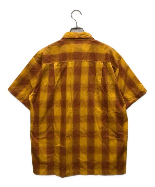 Patagonia（パタゴニア）Patagonia (パタゴニア) 00`SオンブレチェックS/Sシャツ オレンジ サイズ:Sの古着・服飾アイテム