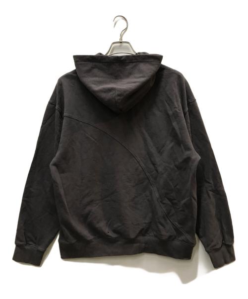 san san gear（サンサンギア）san san gear (サンサンギア) カーブデザインフーディ グレー サイズ:1の古着・服飾アイテム