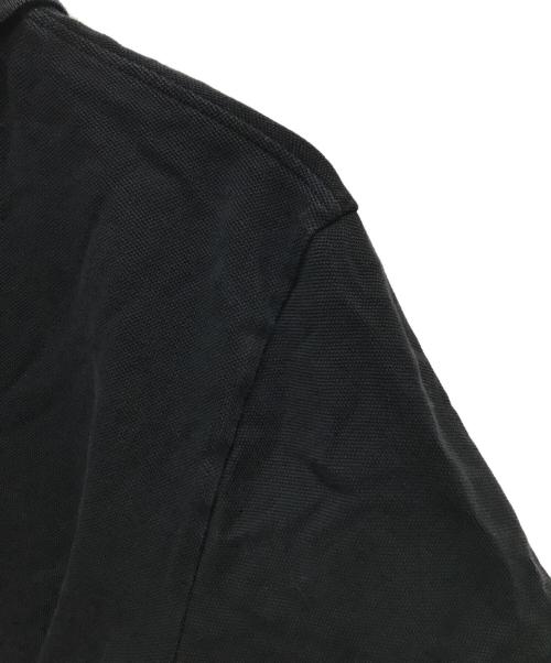 AMI Alexandre Mattiussi（アミアレクサンドルマテュッシ）AMI Alexandre Mattiussi (アミアレクサンドルマテュッシ) ロゴポロシャツ ブラック サイズ:XLの古着・服飾アイテム