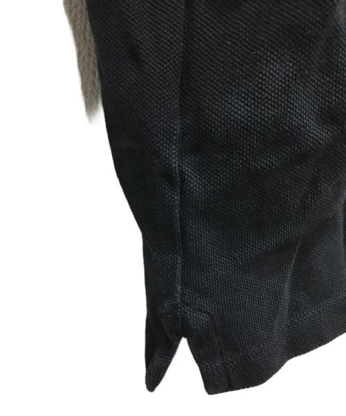 AMI Alexandre Mattiussi（アミアレクサンドルマテュッシ）AMI Alexandre Mattiussi (アミアレクサンドルマテュッシ) ロゴポロシャツ ブラック サイズ:XLの古着・服飾アイテム