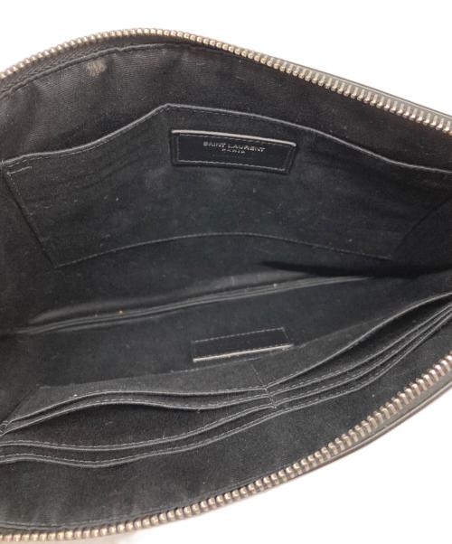 Saint Laurent Paris（サンローランパリ）Saint Laurent Paris (サンローランパリ) クラッチバッグ ブラックの古着・服飾アイテム