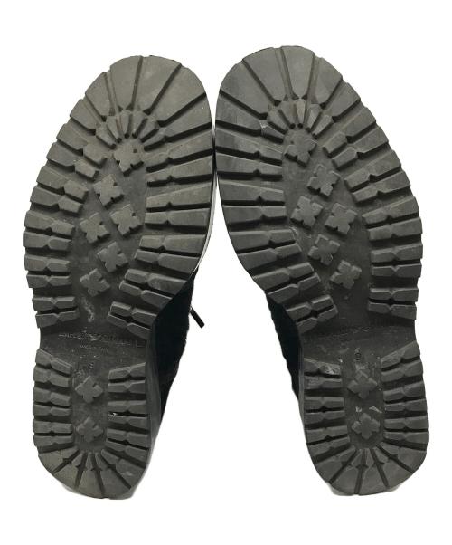 EMPORIO ARMANI（エンポリオ アルマーニ）EMPORIO ARMANI (エンポリオアルマーニ) ハラコジップブーツ ブラック サイズ:9の古着・服飾アイテム