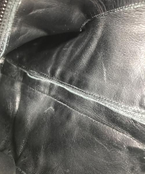 EMPORIO ARMANI（エンポリオ アルマーニ）EMPORIO ARMANI (エンポリオアルマーニ) ハラコジップブーツ ブラック サイズ:9の古着・服飾アイテム