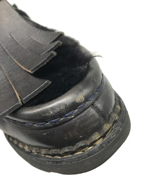 PARABOOT（パラブーツ）PARABOOT (パラブーツ) UNITED ARROWS (ユナイテッドアローズ) 別注ミカエル ファーチロリアンシューズ ブラック サイズ:3の古着・服飾アイテム