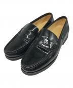 PARABOOTパラブーツ）の古着「VIGNON パテントコインローファー」｜ブラック