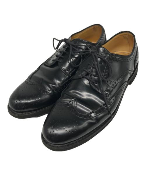 PARABOOT（パラブーツ）PARABOOT (パラブーツ) メダリオンシューズ ブラック サイズ:3の古着・服飾アイテム
