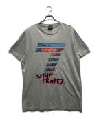 EA7イーエーセブン）の古着「ロゴプリントTシャツ」｜グレー