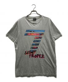 EA7（イーエーセブン）の古着「ロゴプリントTシャツ」｜グレー