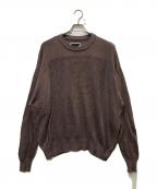 PHINGERINフィンガリン）の古着「WINDOW WEB SWEATER」｜ブラウン
