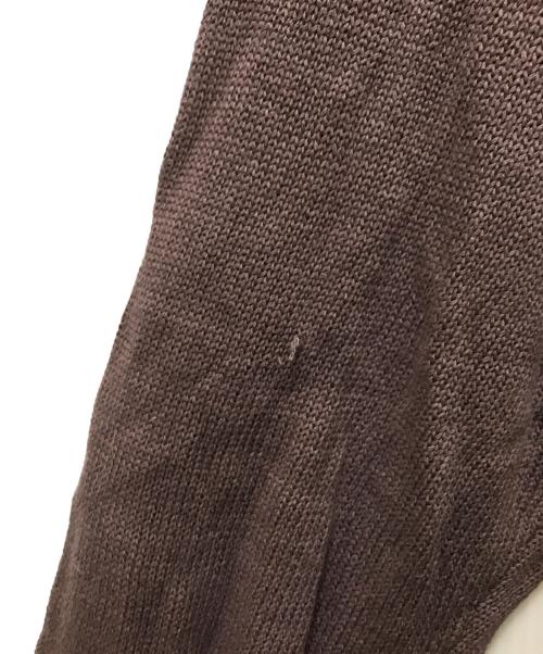 PHINGERIN（フィンガリン）PHINGERIN (フィンガリン) WINDOW WEB SWEATER ブラウン サイズ:Lの古着・服飾アイテム